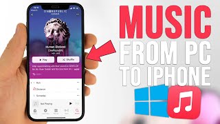 Get Music from Computer to iPhone Apple Music Library 2023 [upl. by Irabaj634]