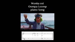 WonkaㅣOompa Loompa 피아노 악보 [upl. by Nachison]