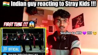 🇮🇳 Indian guy Reacting to STRAY KIDS  for the FIRST TIME 😱 [upl. by Raddi]