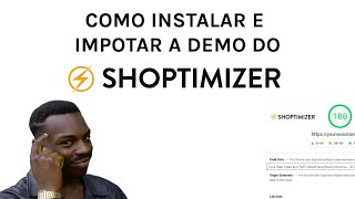 Tutorial de como instalar o Tema Shoptimizer WordPress e importar sua Demo Template [upl. by Frankel145]