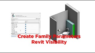 Create Family Parameters Revit Visibility สร้างเงื่อนไขการซ่อนวัตถุในโมเดลแฟมิลี่ REVIT KUB [upl. by Otanod]