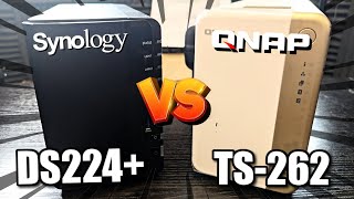 Synology DS224 vs QNAP TS262 NAS  Which Should You Buy [upl. by Wanids]