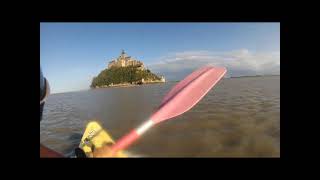 Mascaret Tidal bore Mont Saint Michel [upl. by Suryc]