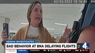 Video of unruly actions by passengers at BNA show bad behavior doesn’t just happen in the air [upl. by Eddie738]