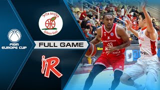 Hapoel Gilboa Galil v Unahotels Reggio Emilia  Full Game  FIBA Europe Cup 202122 [upl. by Kori]