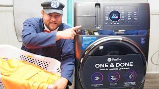 The Best Washer Dryer EVER The Ultimate GE 2in1washer Dryer Combo Test amp Review [upl. by Minabe748]