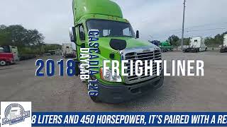 2018 Freightliner Cascadia 126 Day Cab 5053 S [upl. by Slemmer]