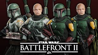 BOBA FETT The Mandalorian Season 2  Star Wars Battlefront 2 Overhaul Mod by SiRME [upl. by Randy778]