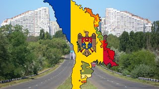 Moldova Flag Map Speedpaint [upl. by Eanrahs]