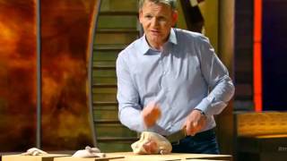 How to cut a whole chicken  Chef Gordon Ramsay in MasterChef US S05E13 [upl. by Leong]