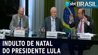 Indulto de Natal de Lula deve excluir condenados por atos golpistas  SBT Brasil 191223 [upl. by Lah]