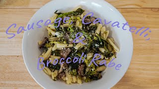 Classic Italian Cooking  Sausage broccoli rabe and cavatelli  Josies Kitchen [upl. by Yoj]