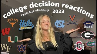 COLLEGE DECISION REACTIONS 2023 20 COLLEGES [upl. by Hakim]