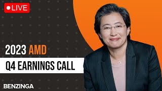 AMD Q4 2023 Earnings Call LIVE  AMD [upl. by Gambrill]