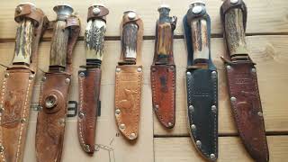 German solingen stag handle knife collection [upl. by Katrina]