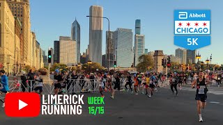 2022 abbottchicago5k chicagomarathon Sub 230 training race week Taper Running with Rupp📹🙂 [upl. by Kcor677]