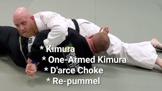 Back Take and Darce Choke from Top Half Guard BTT Portland Prof Chris Standing [upl. by Devondra]