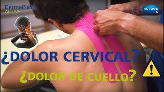 MuscleAidTape Cervical Disc Pain [upl. by Hermy]