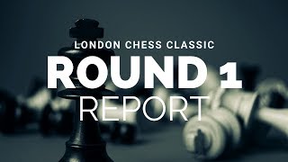 London Chess Classic  Day 1 Magnus vs MVL in a sharp Najdorf [upl. by Stanislas492]