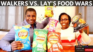 UK vs US  Chips vs Crisps Lays vs Walkers  Food Wars  Food Challenge [upl. by Damicke]