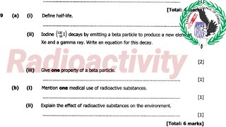 Radioactivity Halflife Physics emitting beta radiation [upl. by Ahsimaj]