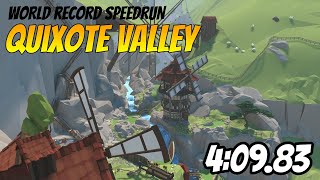 Quixote Valley  40983 World Record  VR Walkabout Mini Golf Speedrun [upl. by Ierna]