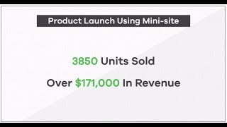 NEW MiniSite Sales Page Best of Desktop amp Mobile [upl. by Anoo]