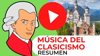 Música del CLASICISMO 🎶RESUMEN MUSICAL [upl. by Renfred]