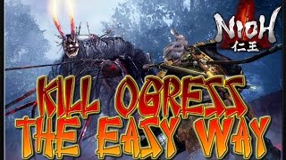 Nioh Ogress Boss fight the EASY way Tips on how to exploit Ogresss weakness [upl. by Dail]