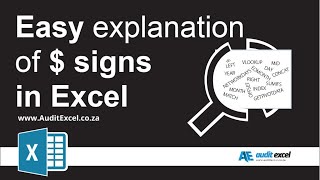 Detailed  sign explanation in Excel  Absolute vs Relative references [upl. by Yttig595]