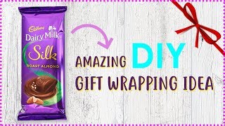 How to Gift Wrap Chocolate Bar  Gift Wrapping Ideas  DIY Gift Ideas [upl. by Wyn]