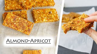 Apricot Bars Recipe  Healthy Snack homemade [upl. by Gnouv]