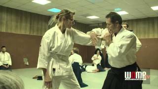 Aikido Nikyo 2 Christian Tissier [upl. by Attenat]