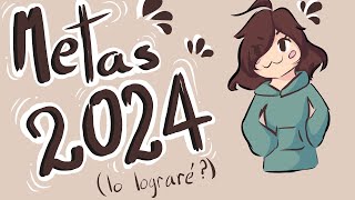 Cosas de AÑO NUEVO no lo entenderías  METAS para el 2024 UwU  speedpaint en medibang [upl. by Stroup]