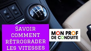 Comment savoir rétrograder les vitesse permis moniteur Mon prof de conduite [upl. by Weinshienk]