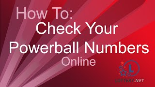 How to check your Powerball Numbers online [upl. by Grissel]