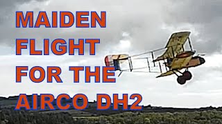 The DH2 1915 Fighter A Thrilling Maiden Flight [upl. by Cirda147]