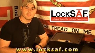 Jamie Franks  LockSAF Biometric Pistol Safes [upl. by Drofnas]