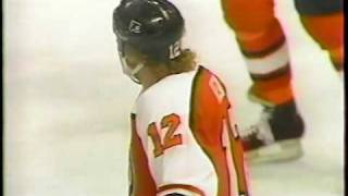 Flyers Pelle Eklund Tim Kerr vs Caps 89 Playoffs [upl. by Mapes]