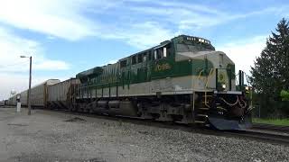 Four Trains In Erlanger KY Featuring NS 8099 the Southern Railway Heritage Unit on NS 189 722023 [upl. by Hareemas651]