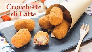 Crocchette di Latte  Ricetta Tipica della Rosticceria Siciliana  55Winston55 [upl. by Burwell739]