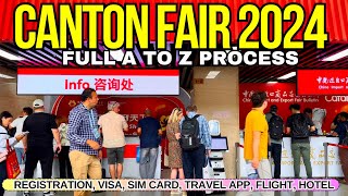 Canton Fair Registration  Full Process Guide to Canton Fair 2024  China Export and Import Fair [upl. by Gelasius458]