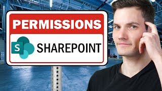 ✅ How to set SharePoint Permissions  Tutorial [upl. by Marco]