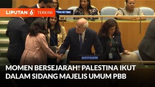 Momen Bersejarah Palestina Dapat Kursi amp Duduk di Sidang Majelis Umum PBB  Liputan 6 [upl. by Valle512]