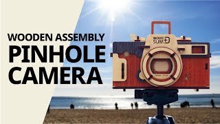 WOODSUM  Easy Retro DIY Wooden Assembly Pinhole Camera [upl. by Airetal]