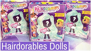 HAIRDORABLES Surprise Dolls Series 1 Toy Unboxing and Review [upl. by Leasia]