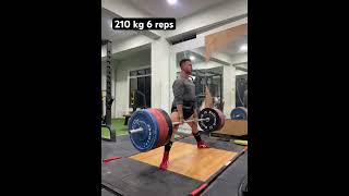 210 kg 6 reps Sumo Deadlift [upl. by Slack]