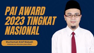 Muchamad Arief Mulyadi  PAI AWARD 2023 Jawa Barat┃Kategori Penegakan Hukum [upl. by Klehm160]