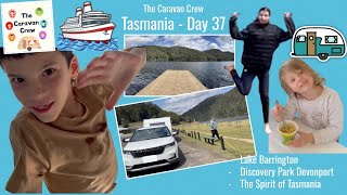 Day 37  Lake BarringtonDiscovery Park DevonportThe Spirit Of Tasmania  The Caravan Crew [upl. by Benzel]