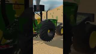 Jhondere tractor ki power 😄💪💪💪 automobile johndeere johndeeregator farming [upl. by Ainivad]